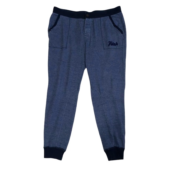 Abercrombie & Fitch Men’s XL Blue Jogger Sweatpants - Picture 1 of 7